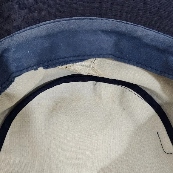 Dallas Cowboys Men's Vintage New Era Navy Blue Main Bucket Hat Front Logo Star - Picture 9 of 9